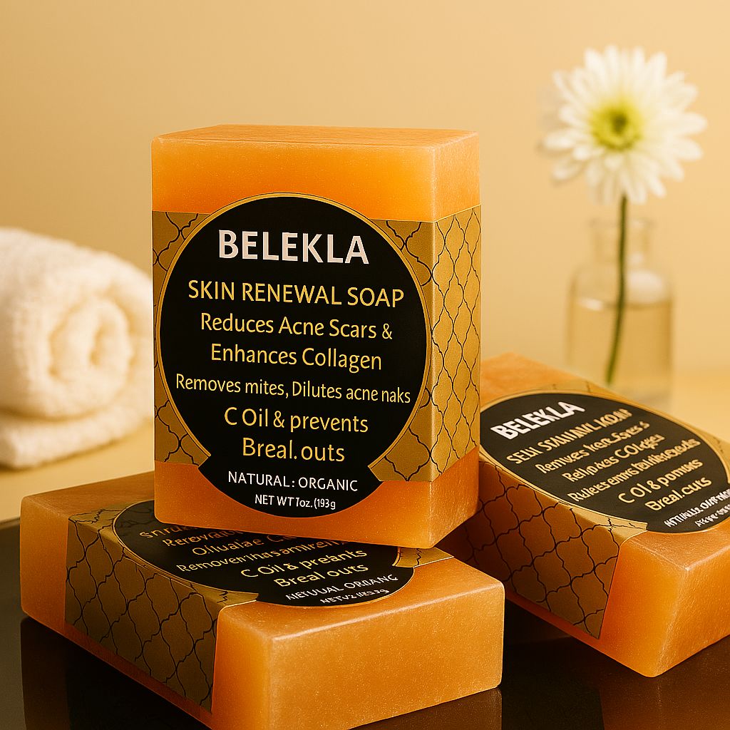 Belekla Skin Renewal Soap – Natural Botanical Cleansing Bar