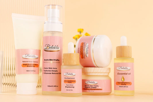 Belekla Daily Skin Balance Set – Cleanser, Creams, Serum & Oil