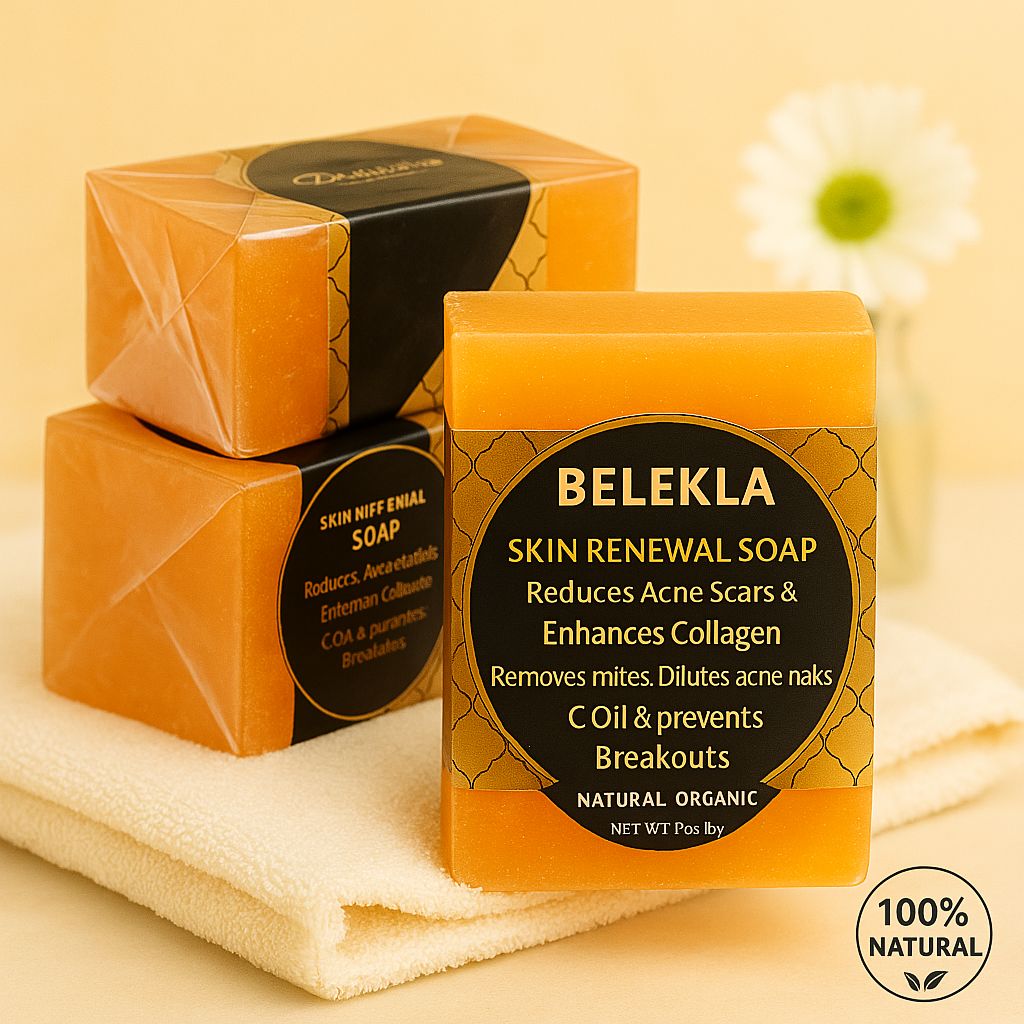 Belekla Skin Renewal Soap – Natural Botanical Cleansing Bar